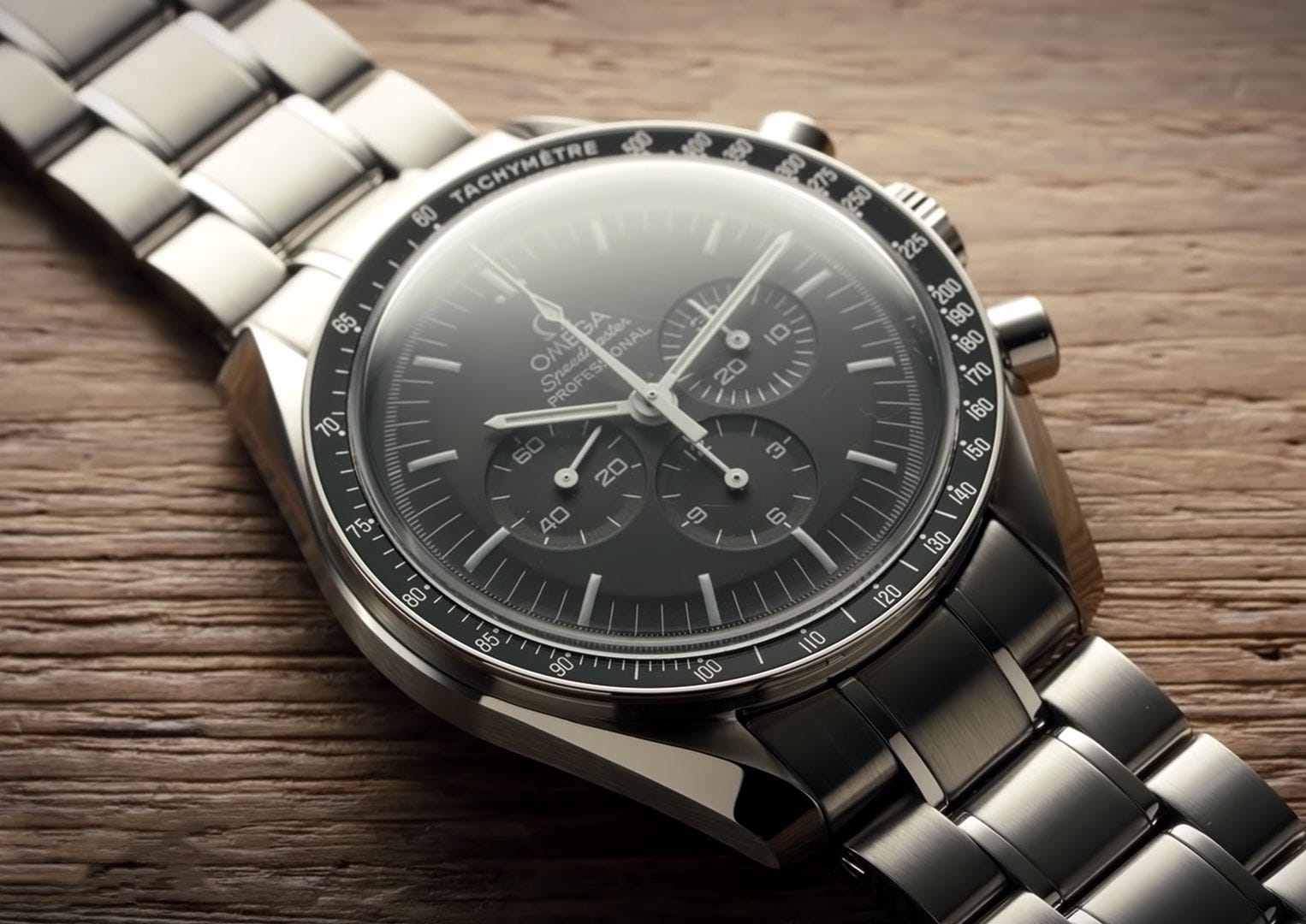Even the most basic Speedmaster Professional features a chronograph with a horizontal clutch