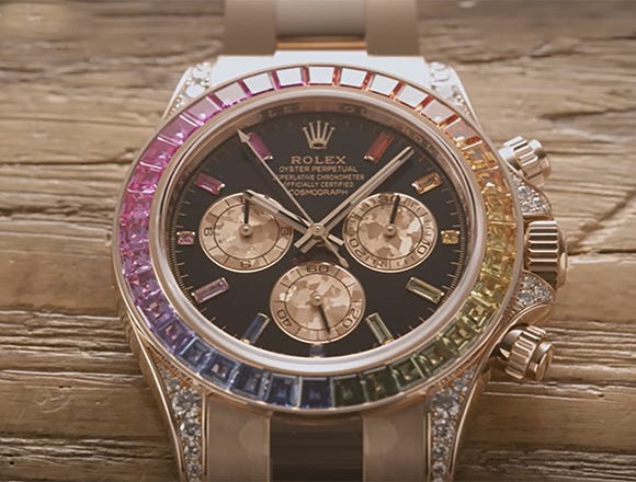 Review: Rolex Daytona Rainbow 116595RBOW